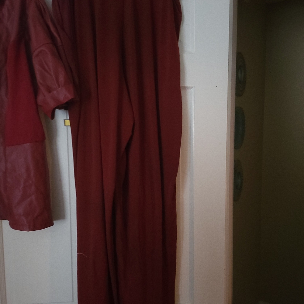 Faux leather 2 piece set